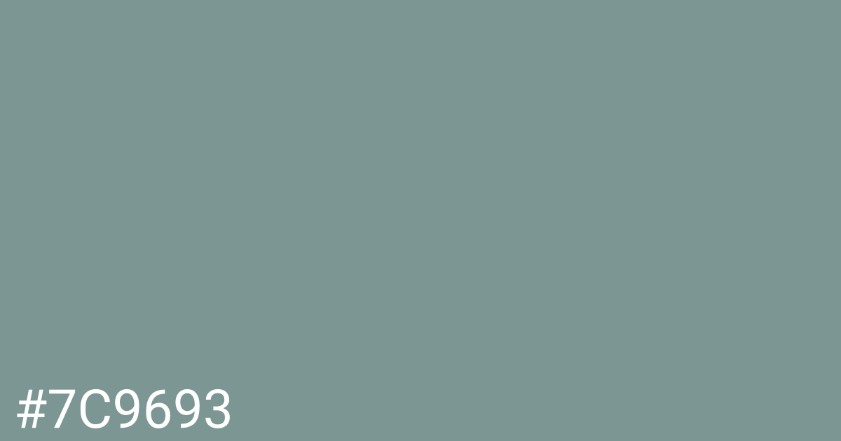 Hex color #7c9693 graphic