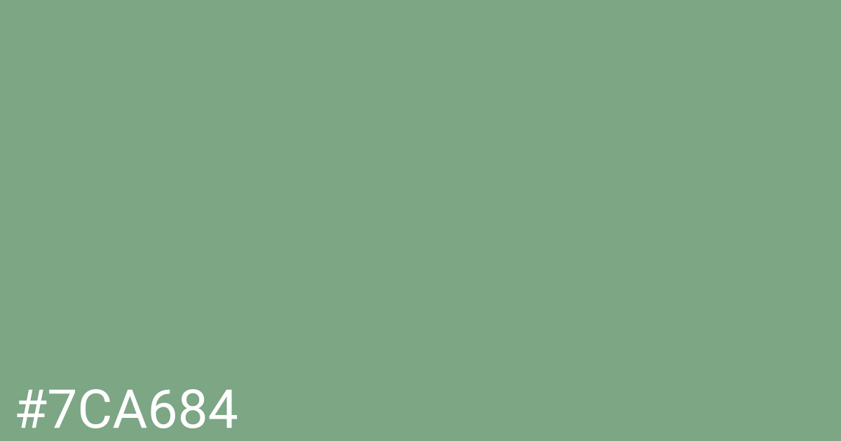 Hex color #7ca684 graphic