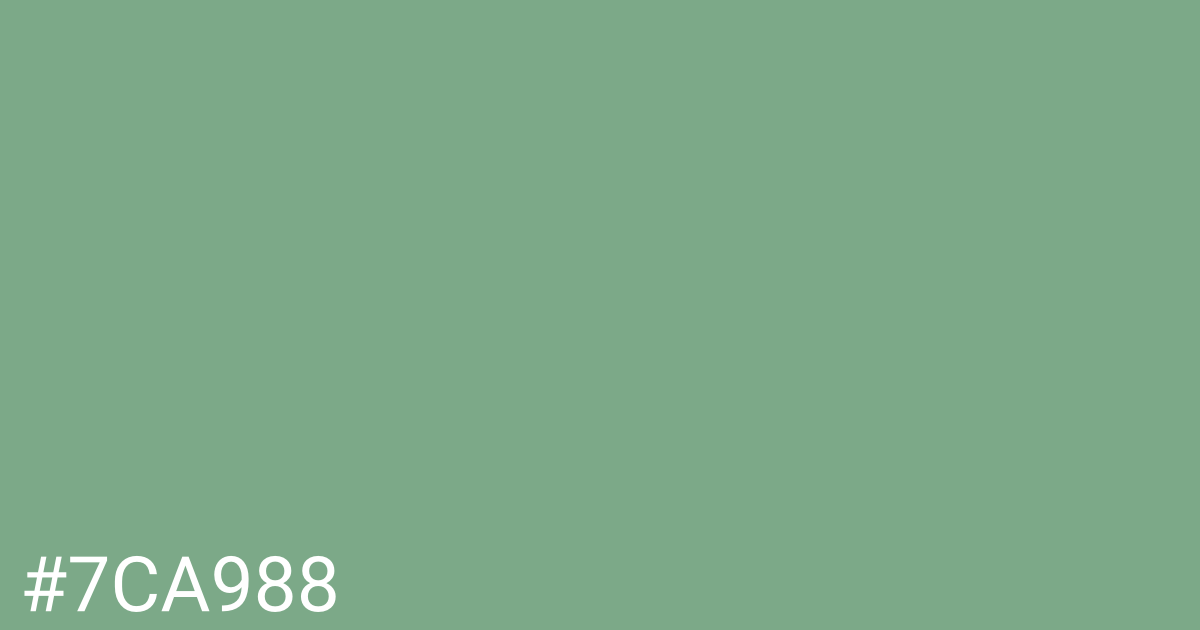 Hex color #7ca988 graphic