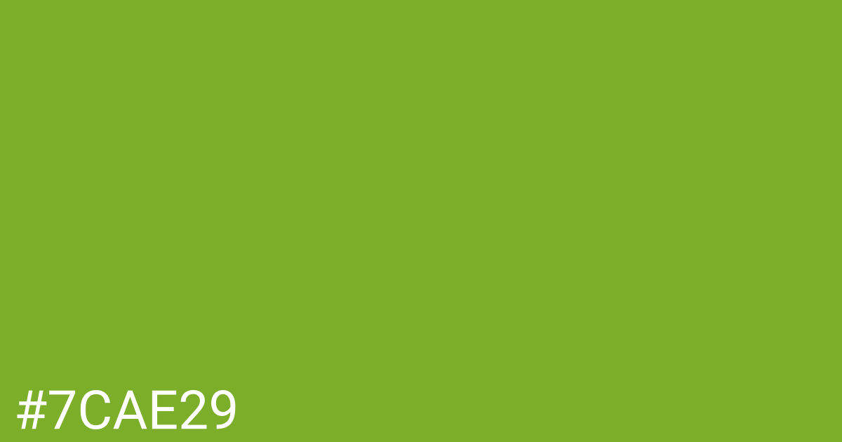 Hex color #7cae29 graphic