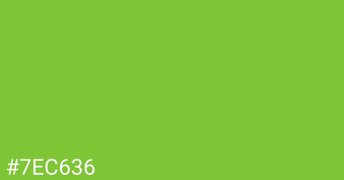 Hex color #7ec636 graphic