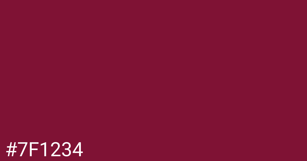 Hex color #7f1234 graphic