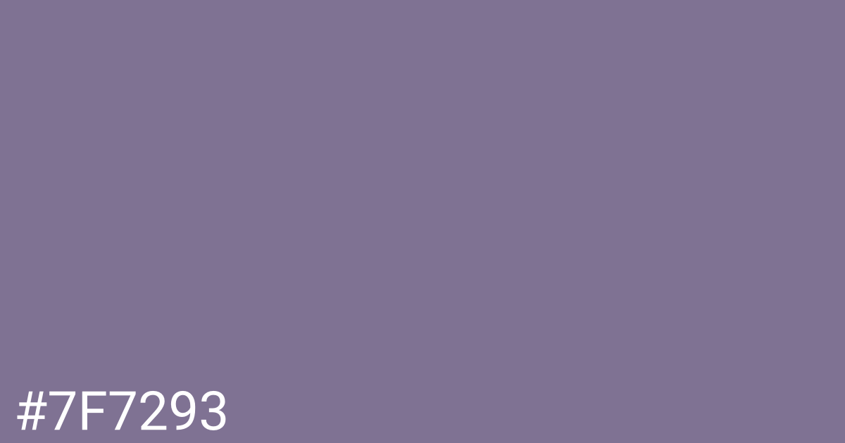 Hex color #7f7293 graphic