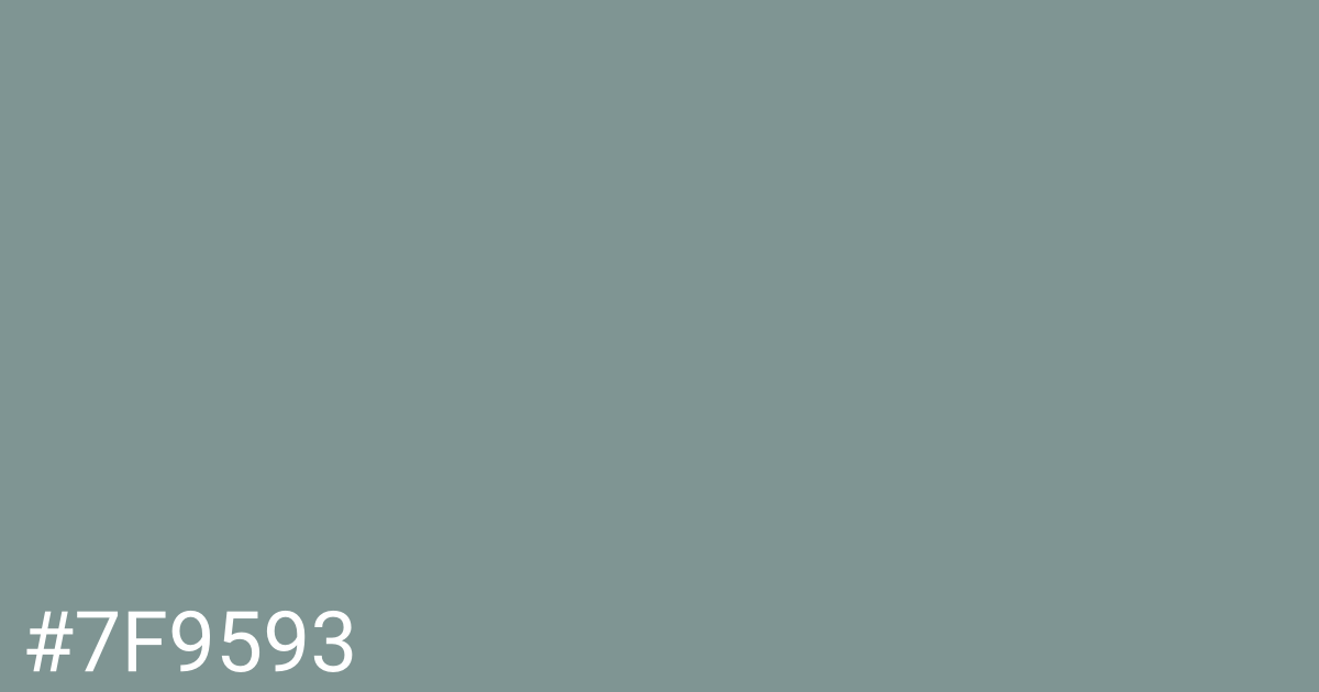 Hex color #7f9593 graphic