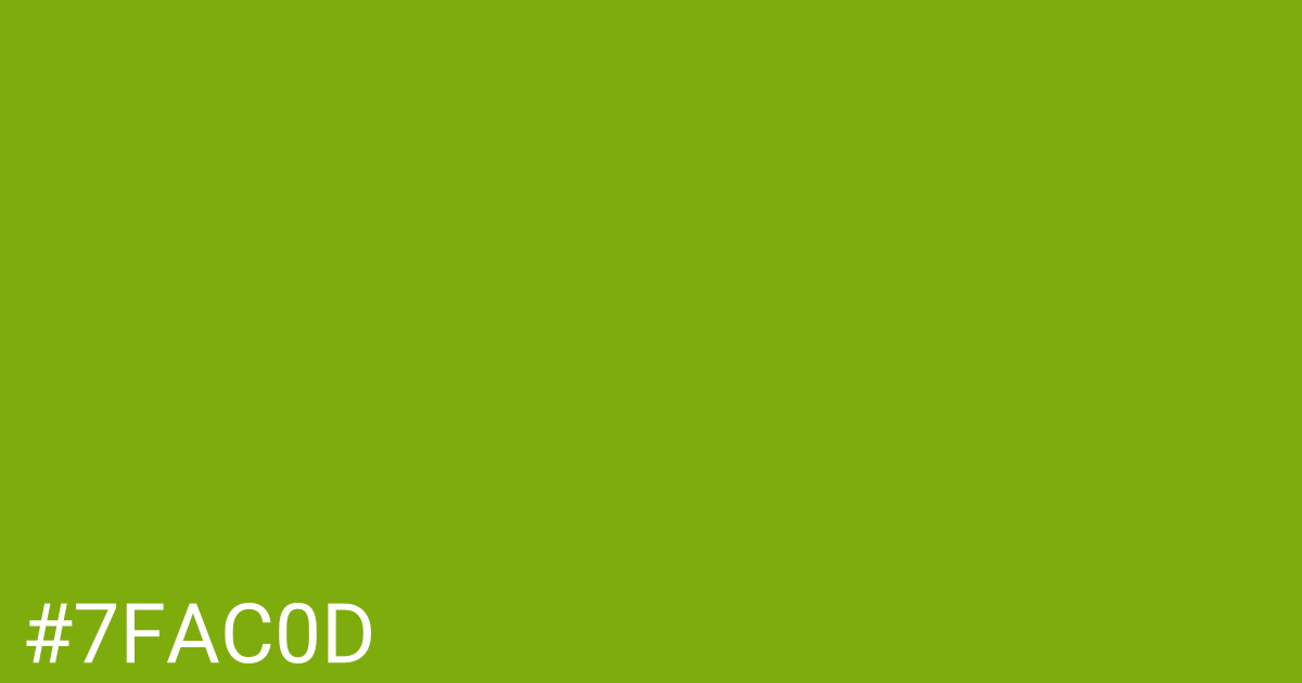 Hex color #7fac0d graphic