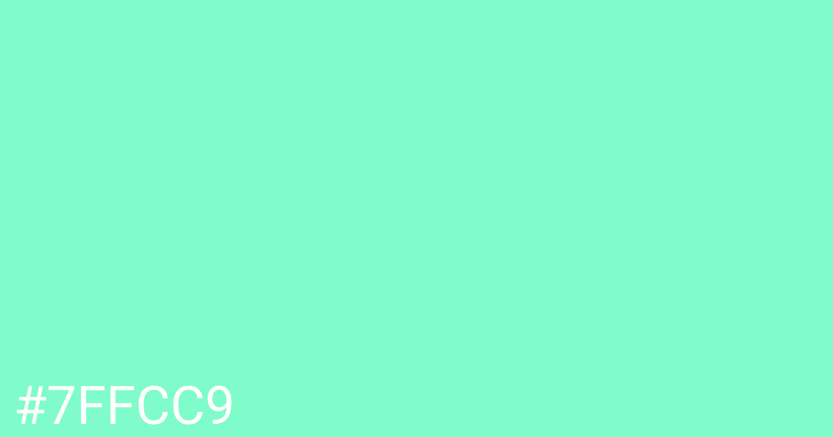 Hex color #7ffcc9 graphic