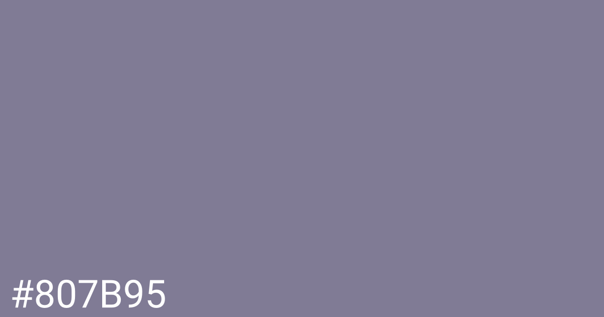 Hex color #807b95 graphic