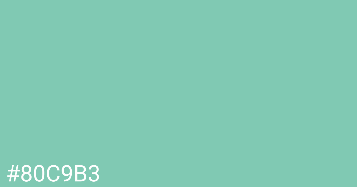 Hex color #80c9b3 graphic