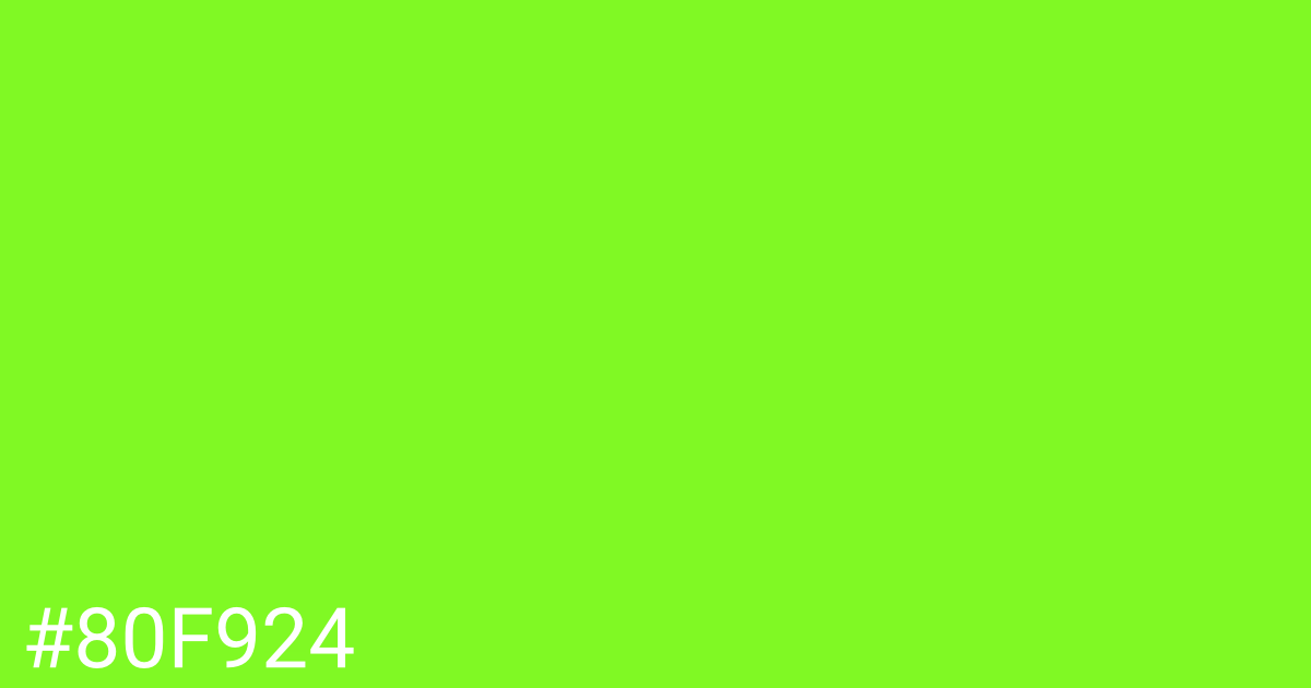 Hex color #80f924 graphic