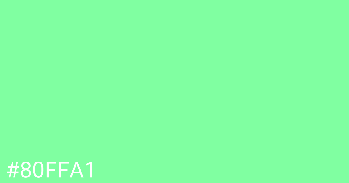 Hex color #80ffa1 graphic