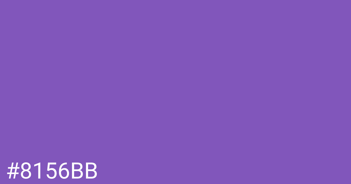 Hex color #8156bb graphic