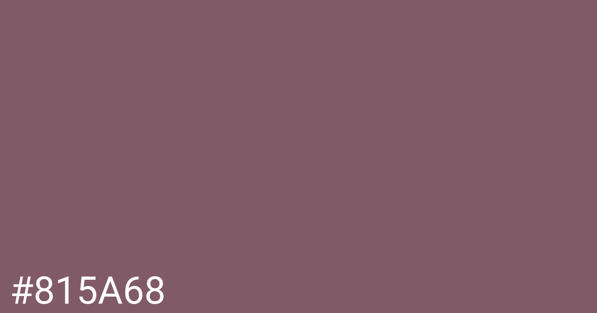 Hex color #815a68 graphic