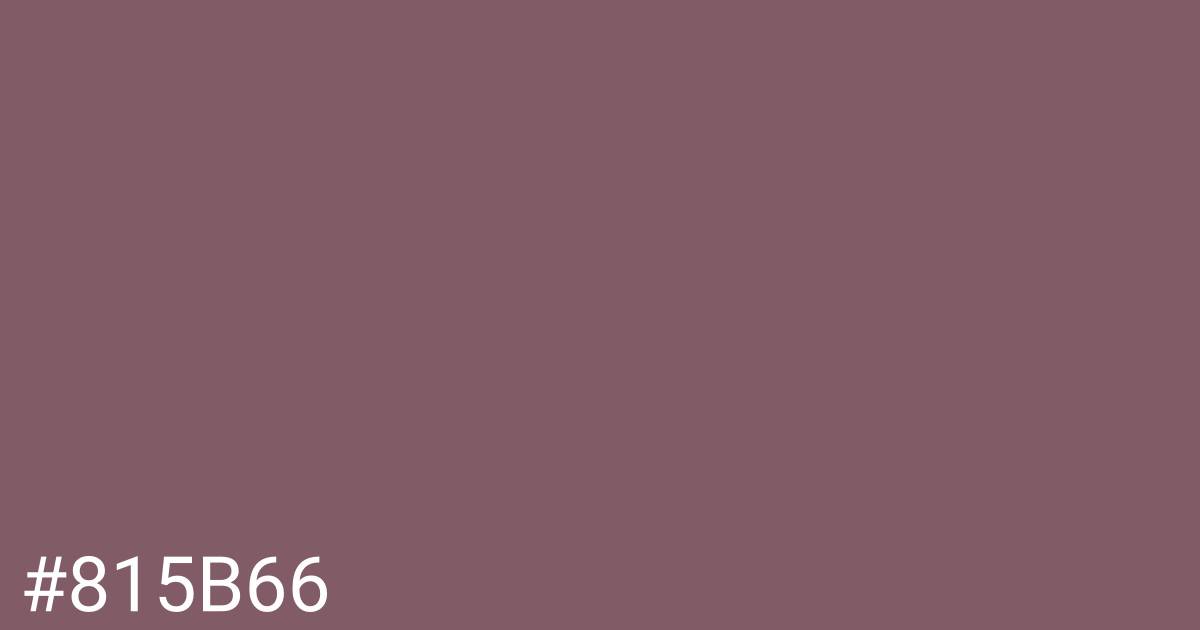 Hex color #815b66 graphic