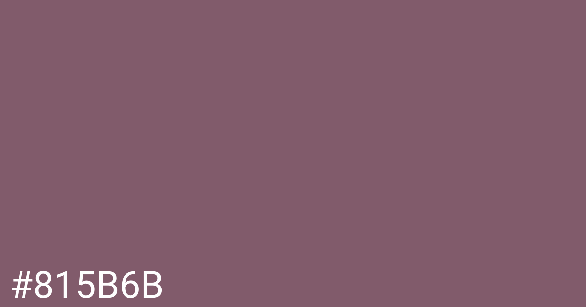 Hex color #815b6b graphic