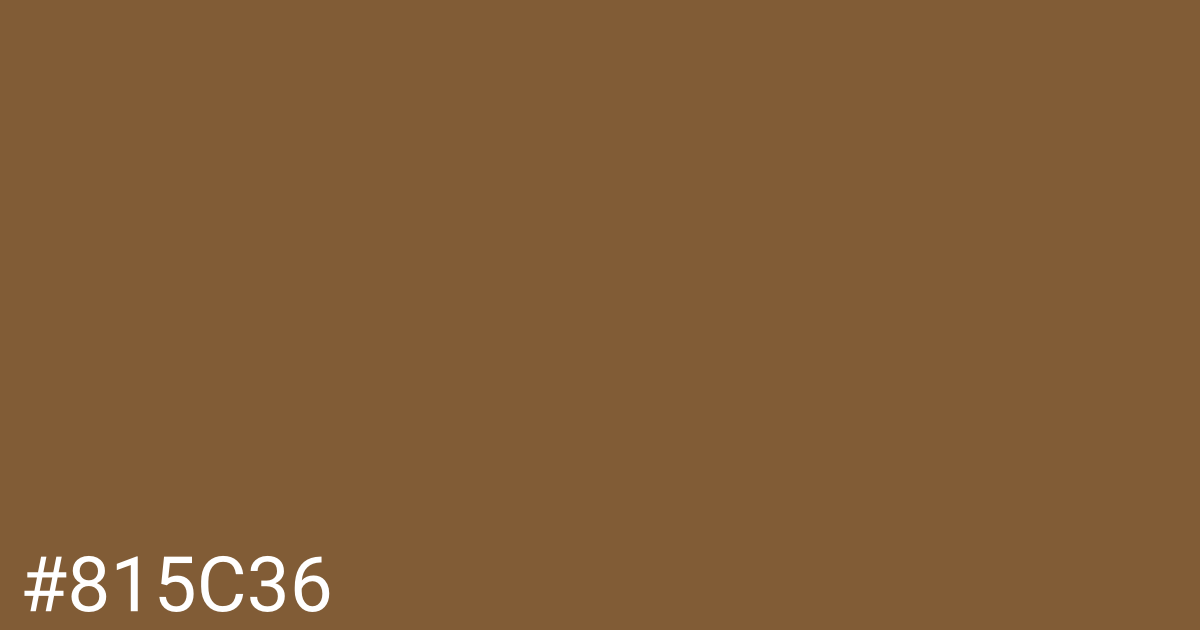 Hex color #815c36 graphic