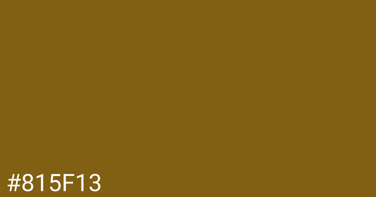 Hex color #815f13 graphic