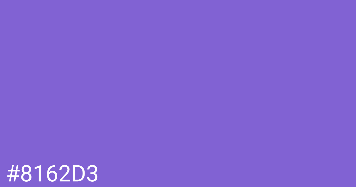 Hex color #8162d3 graphic