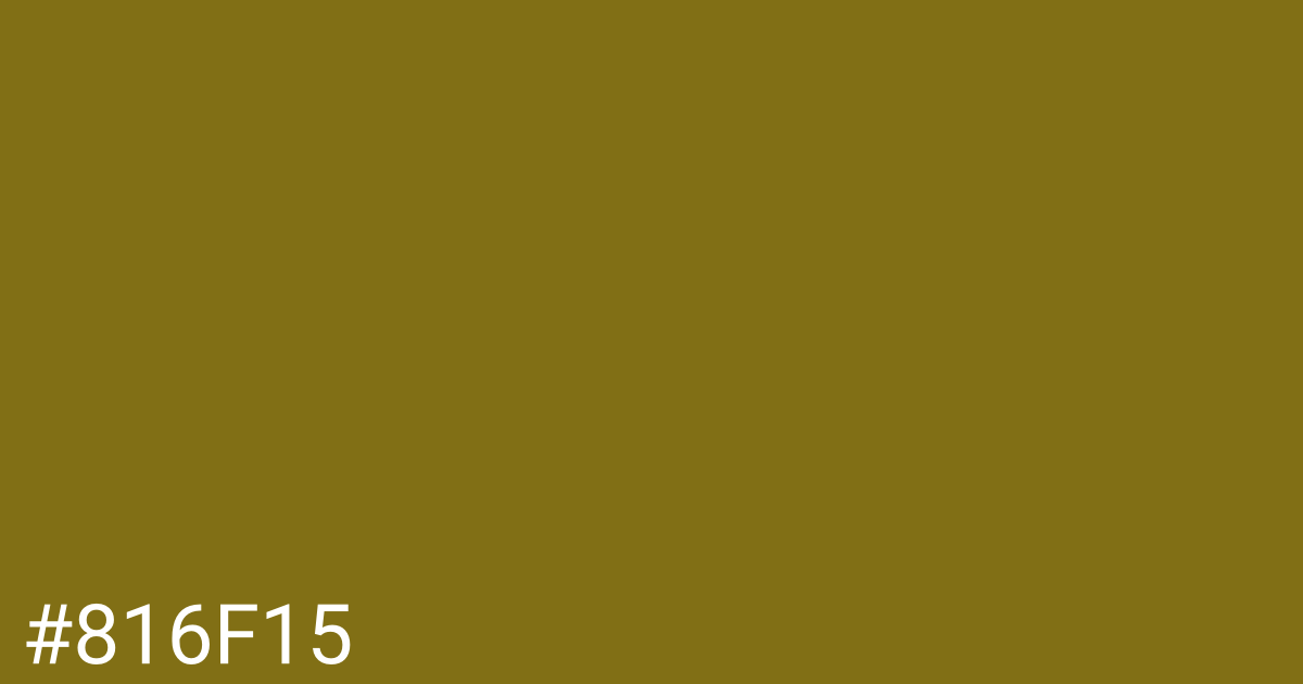 Hex color #816f15 graphic