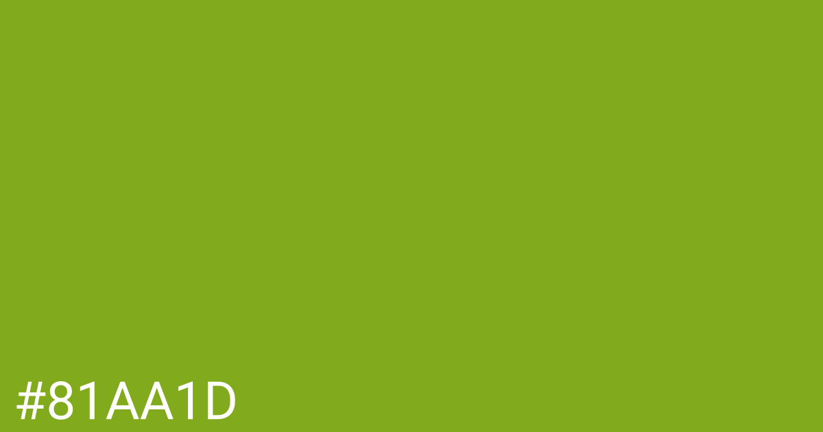 Hex color #81aa1d graphic