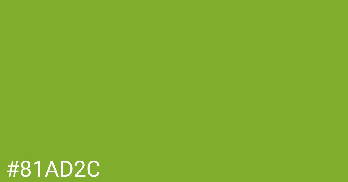 Hex color #81ad2c graphic