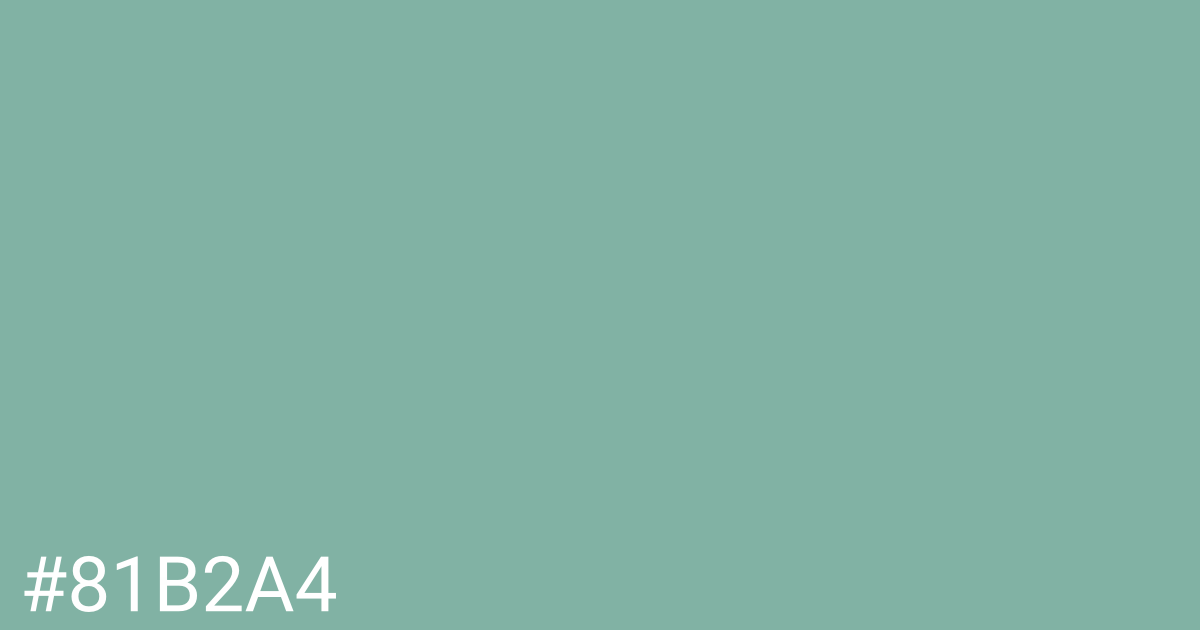 Hex color #81b2a4 graphic