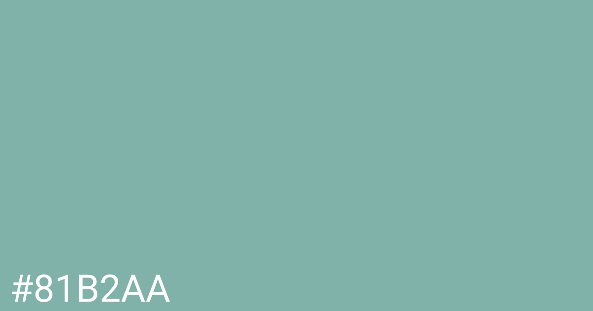 Hex color #81b2aa graphic