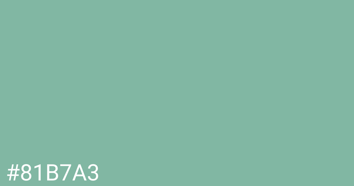 Hex color #81b7a3 graphic