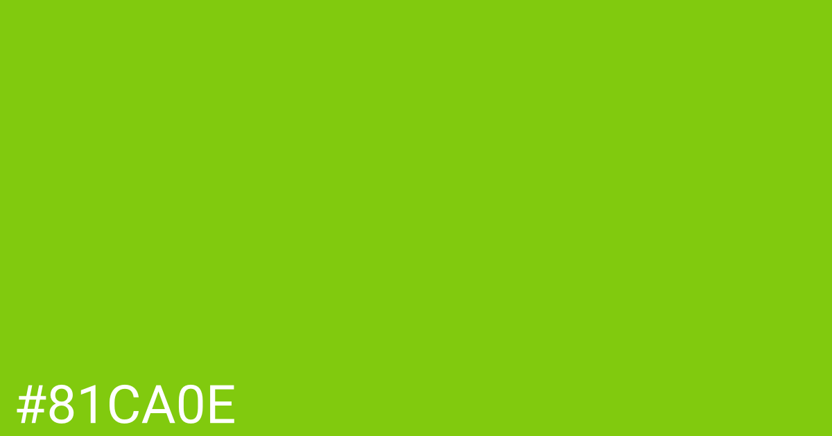 Hex color #81ca0e graphic