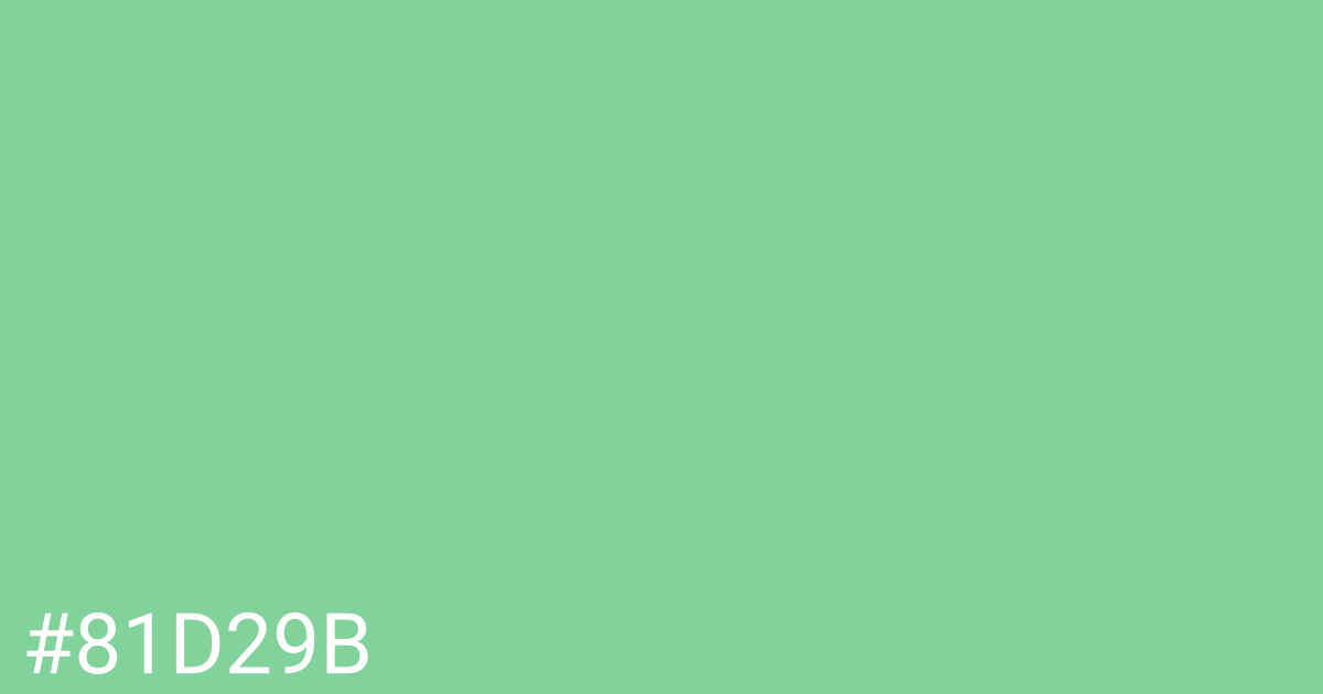 Hex color #81d29b graphic