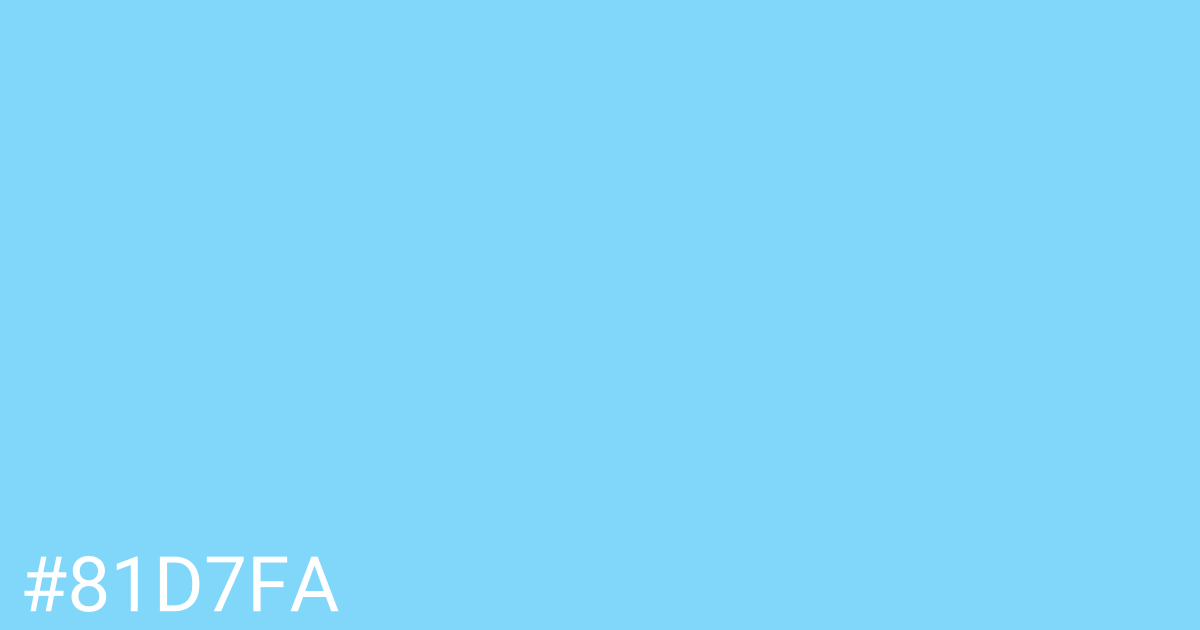 Hex color #81d7fa graphic