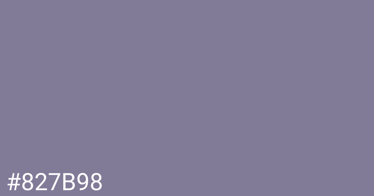 Hex color #827b98 graphic