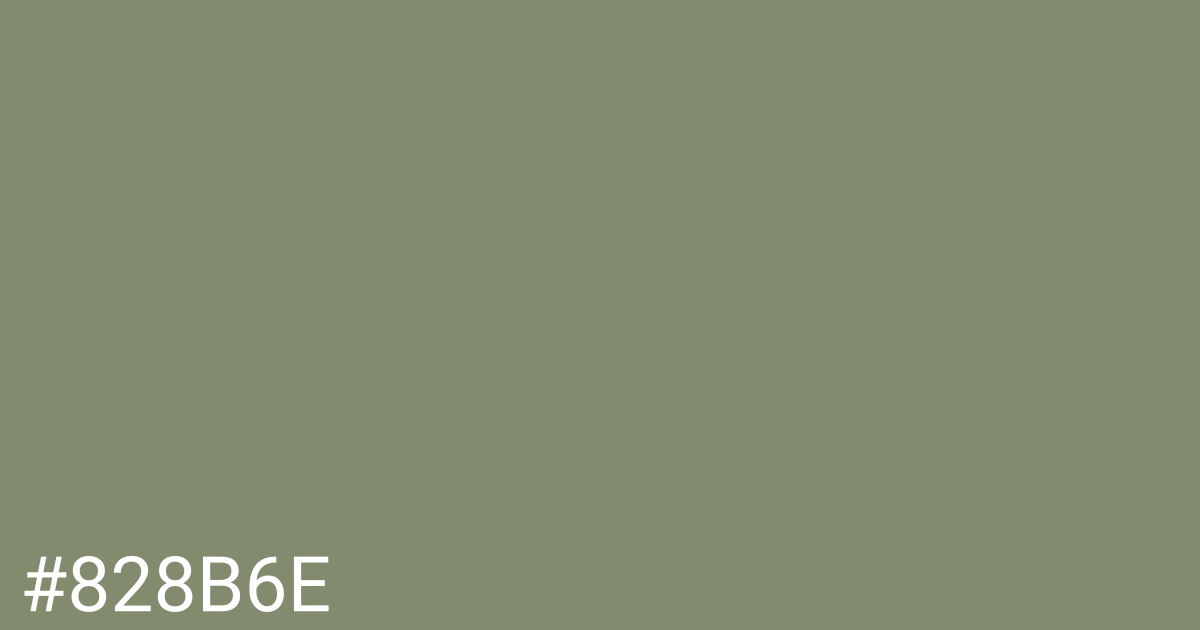 Hex color #828b6e graphic