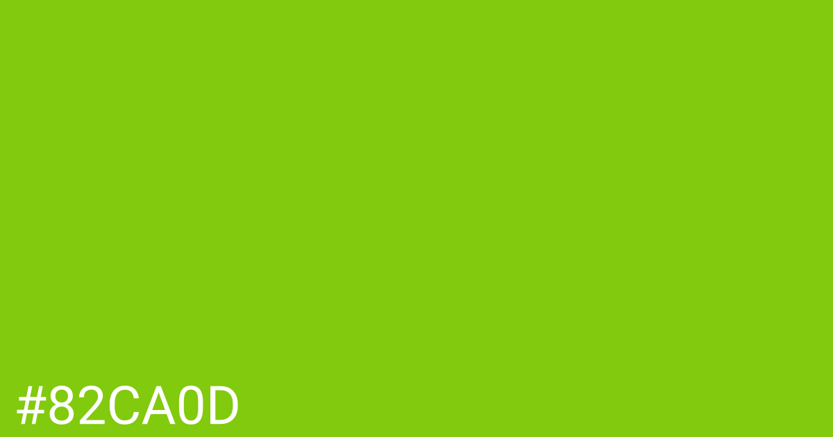 Hex color #82ca0d graphic