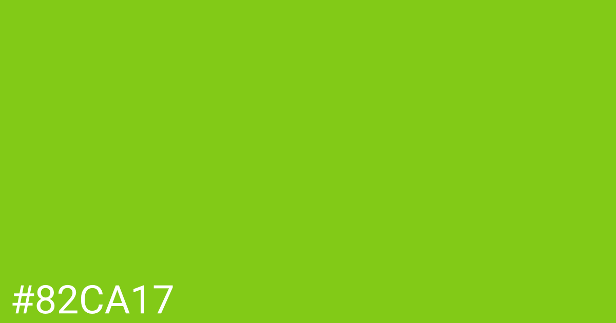 Hex color #82ca17 graphic