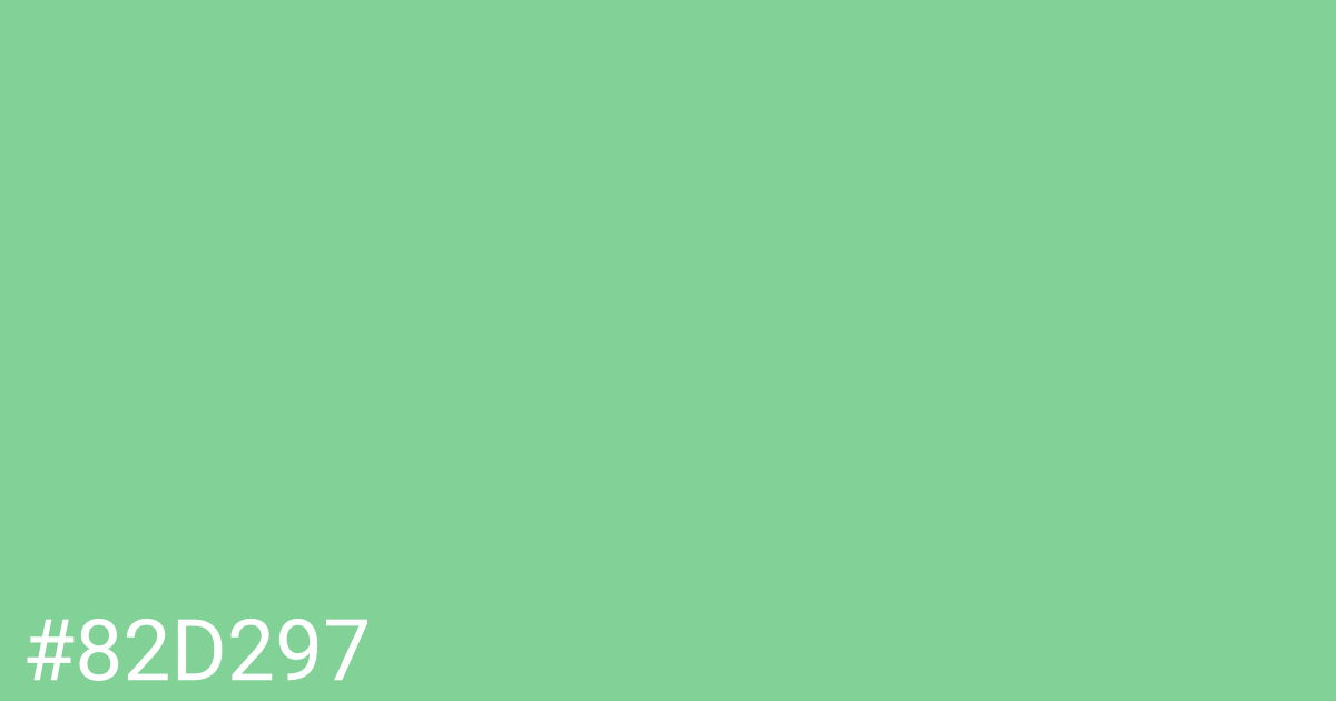 Hex color #82d297 graphic