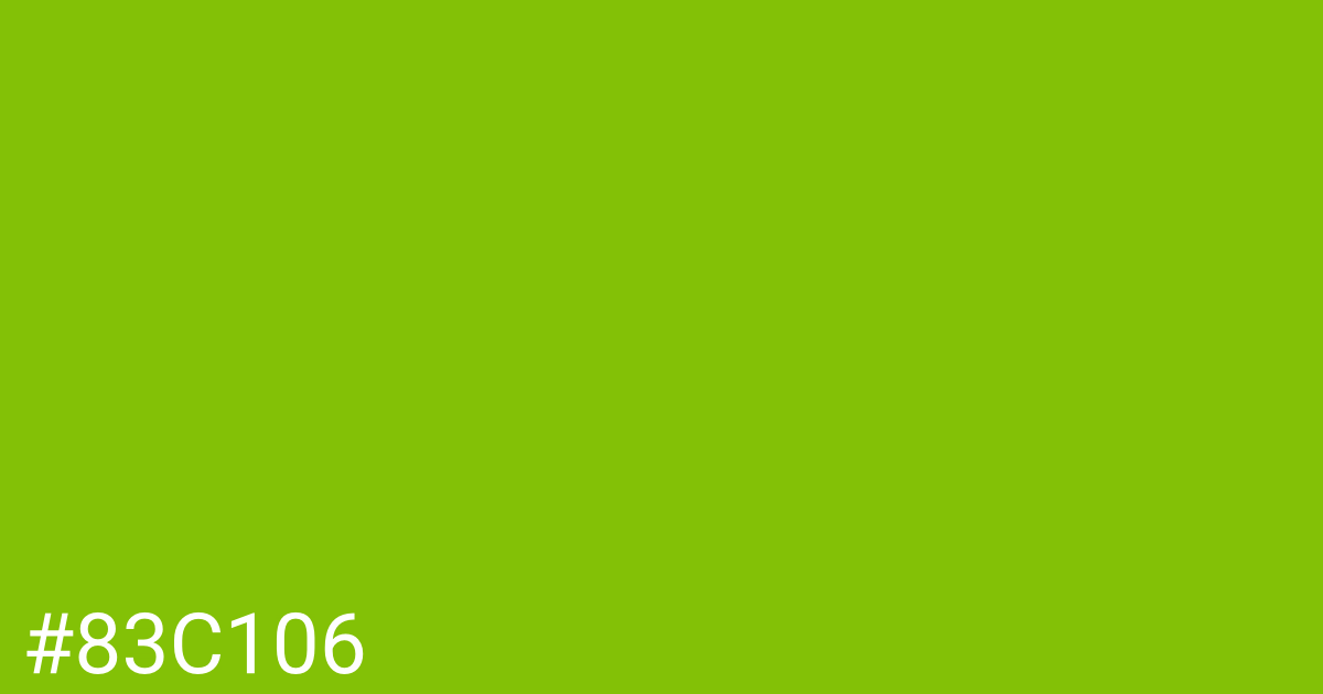 Hex color #83c106 graphic
