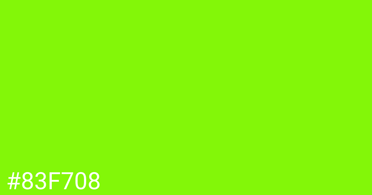 Hex color #83f708 graphic