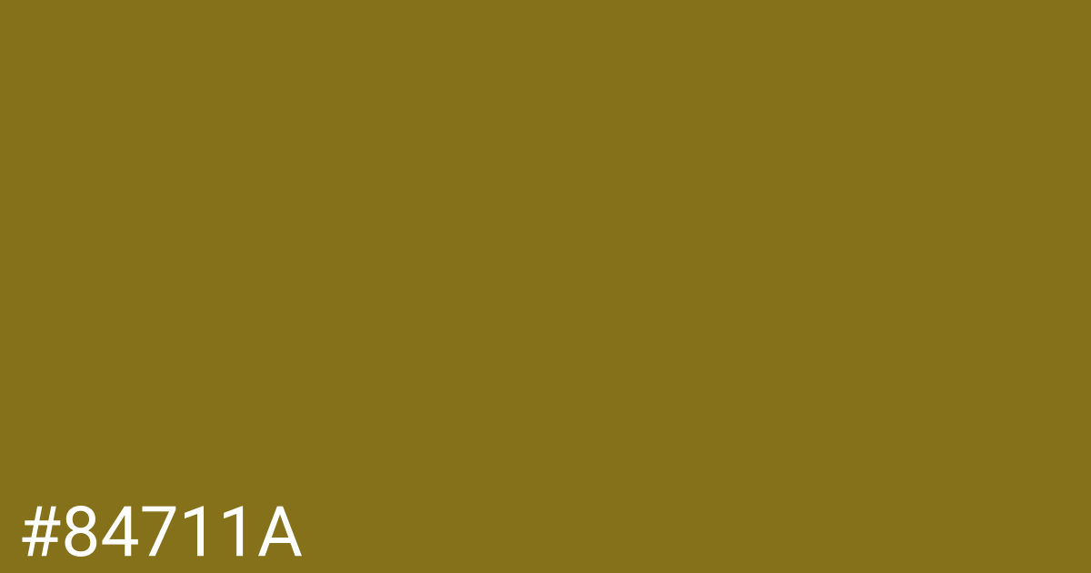 Hex color #84711a graphic