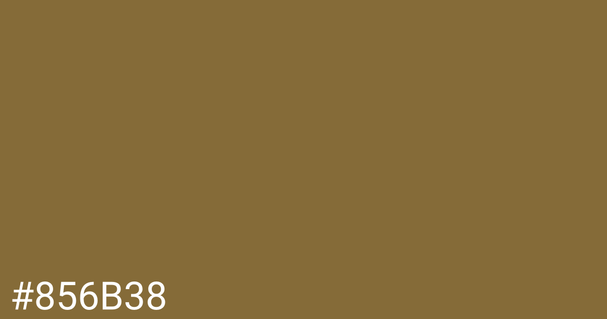 Hex color #856b38 graphic