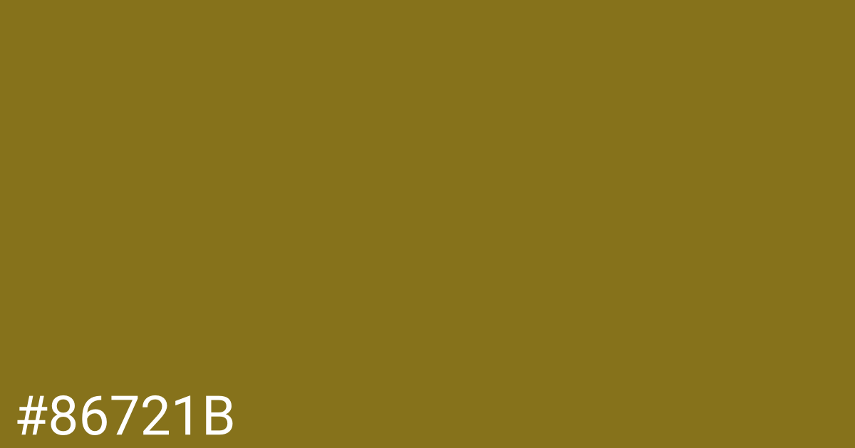 Hex color #86721b graphic