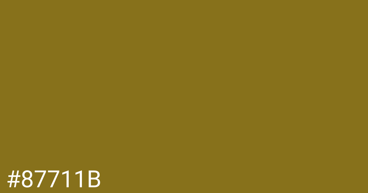 Hex color #87711b graphic