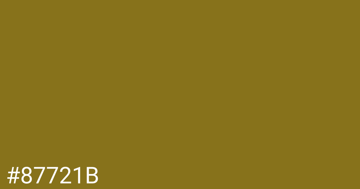 Hex color #87721b graphic