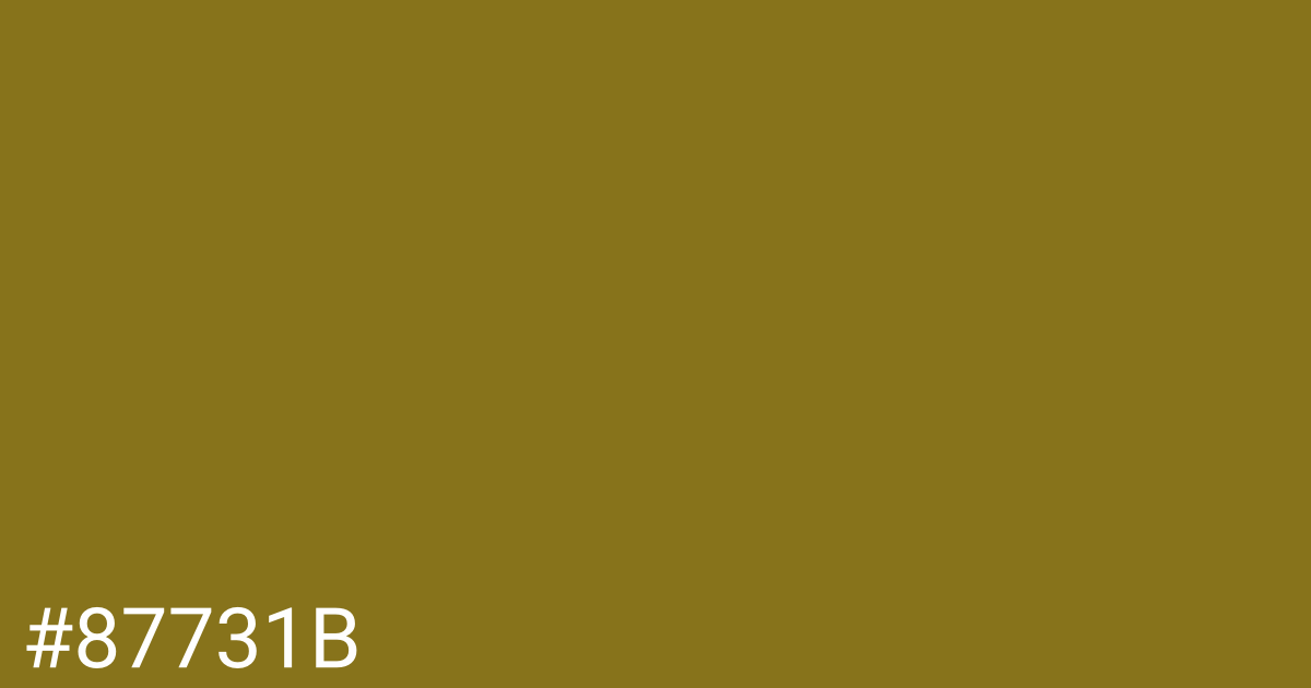 Hex color #87731b graphic