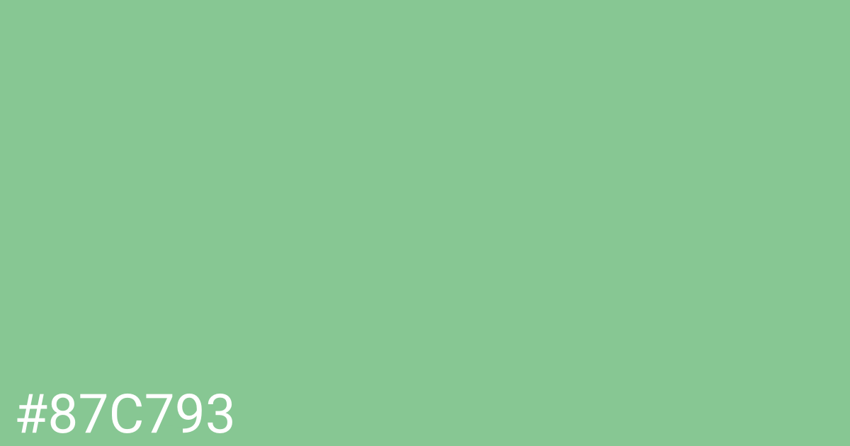 Hex color #87c793 graphic