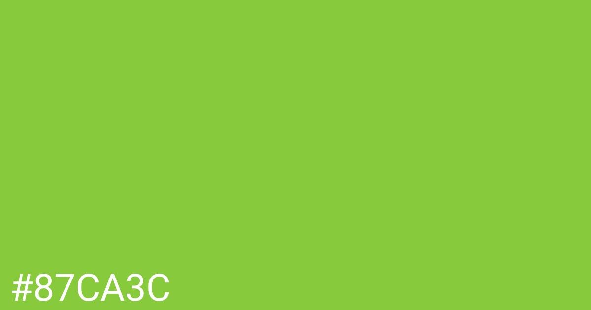 Hex color #87ca3c graphic