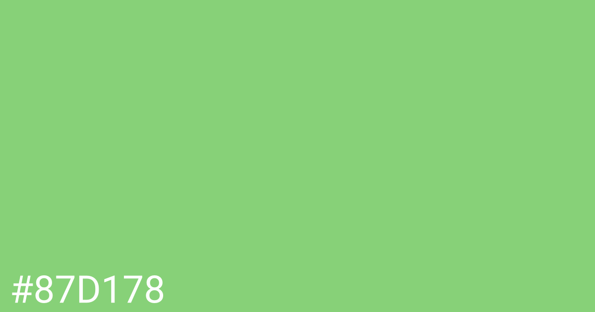 Hex color #87d178 graphic