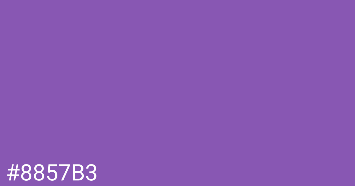 Hex color #8857b3 graphic