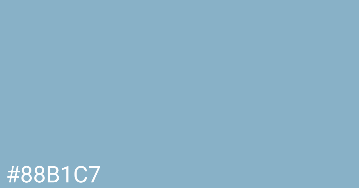 Hex color #88b1c7 graphic
