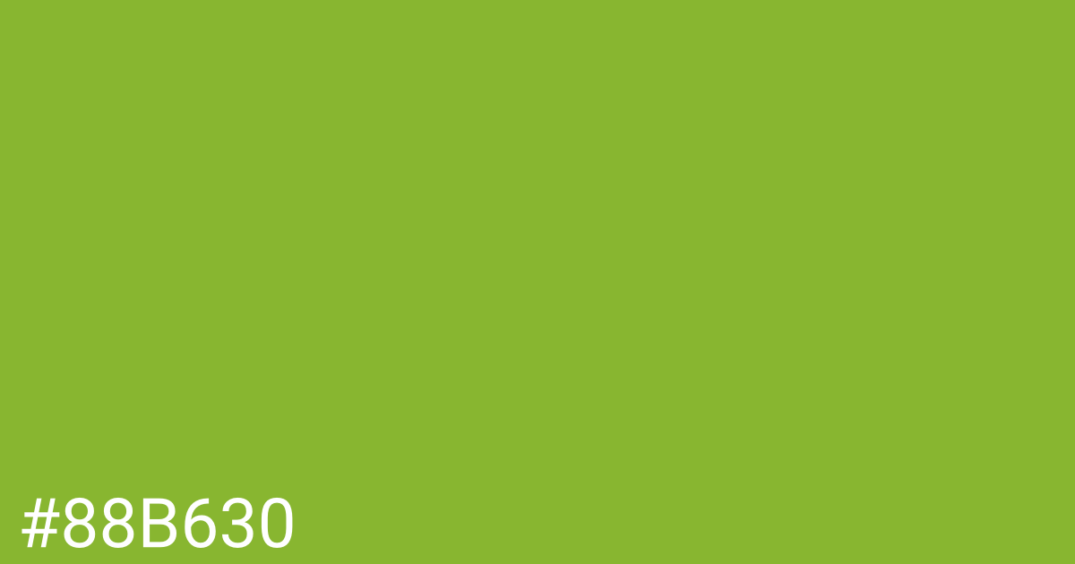 Hex color #88b630 graphic
