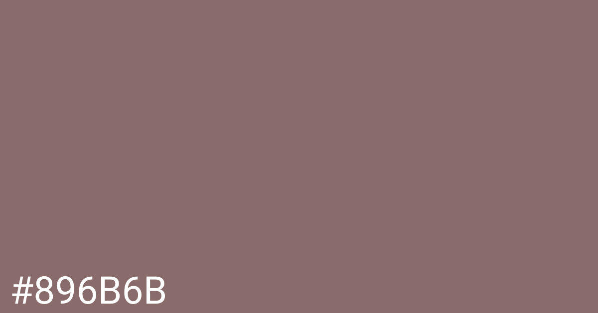 Hex color #896b6b graphic